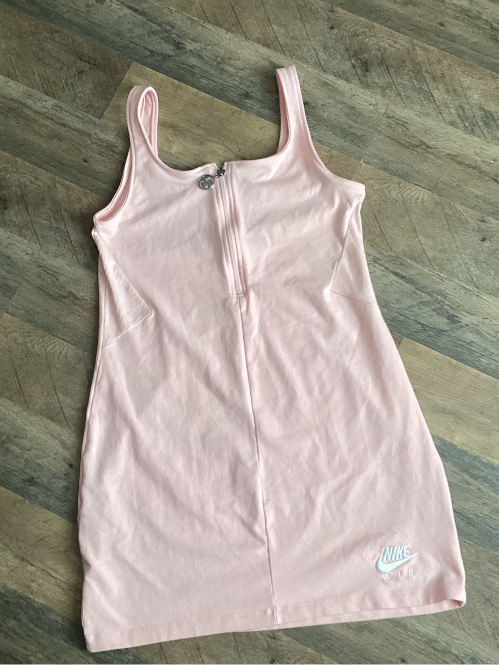Nike Light salmon colored Zip-Front Mini Dress